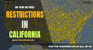 Exploring the Current Air Travel Restrictions in California: What You Need to Know