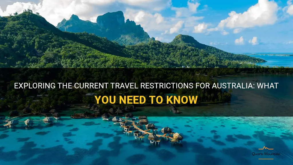 are there any travel restrictions for australia