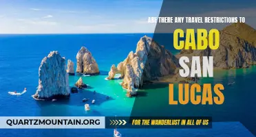 Travel Alert: Current Restrictions for Cabo San Lucas Explained