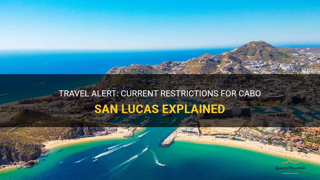 are there any travel restrictions to cabo san lucas