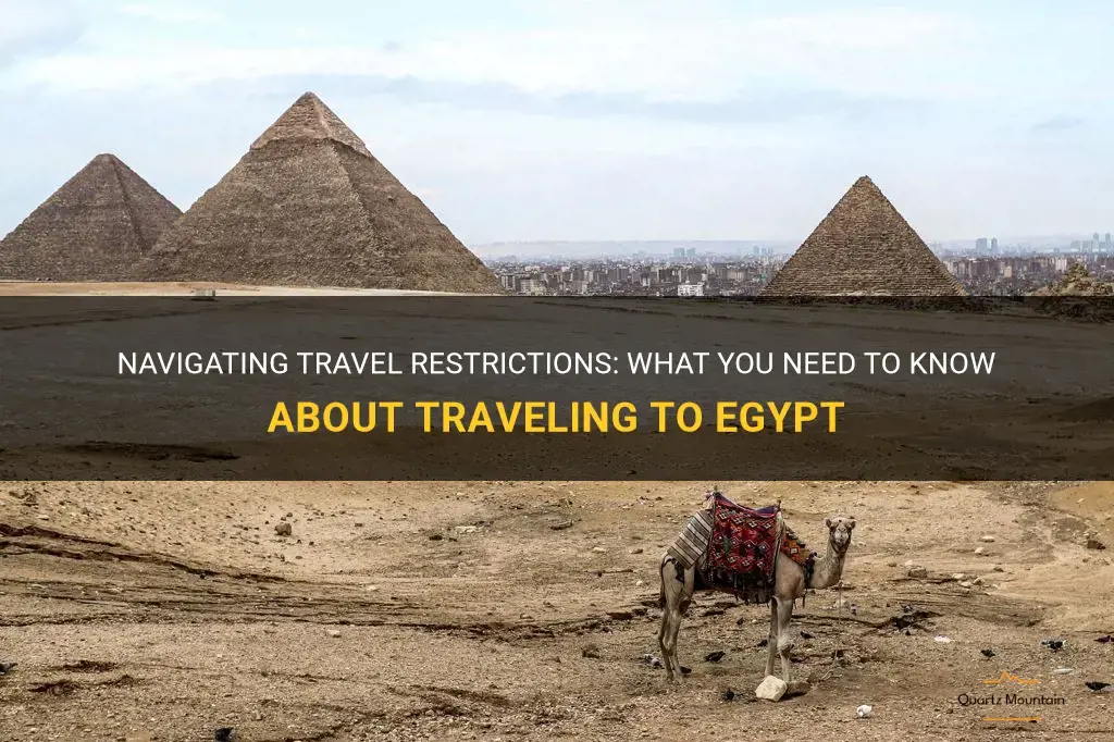 are there any travel restrictions to egypt