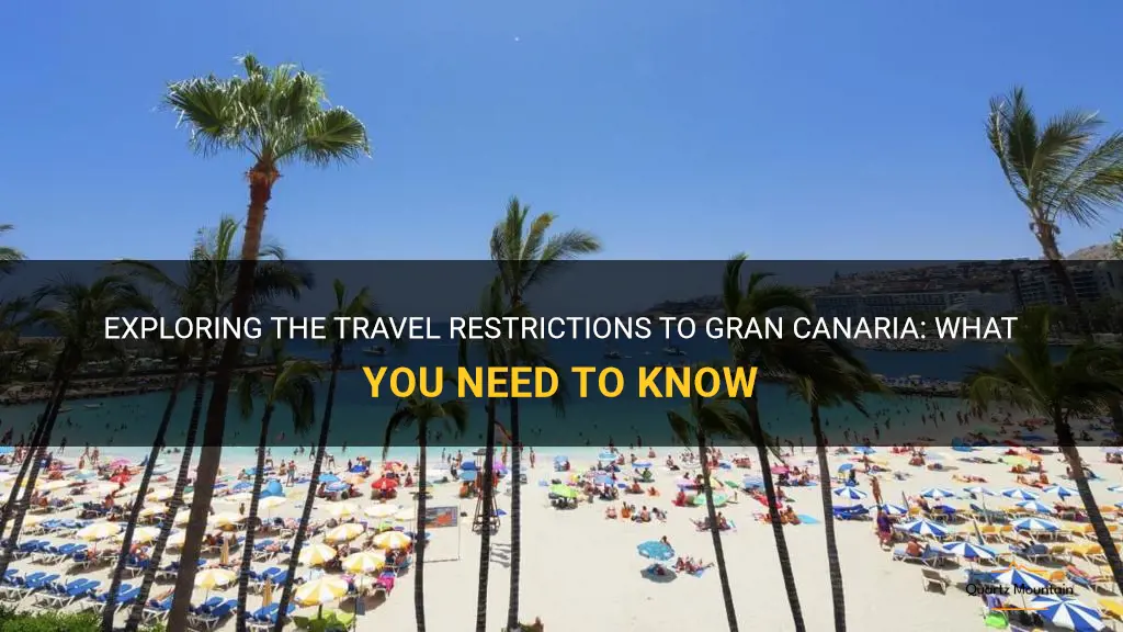 are there any travel restrictions to gran canaria