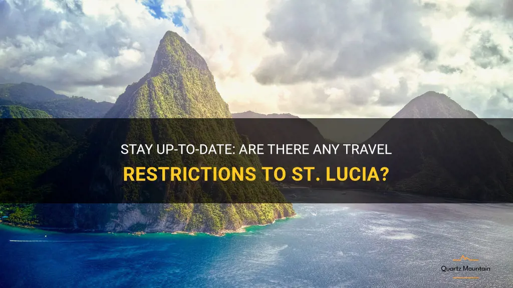 are there any travel restrictions to st lucia