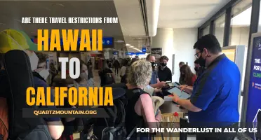 Exploring the Current Travel Restrictions from Hawaii to California: What You Need to Know