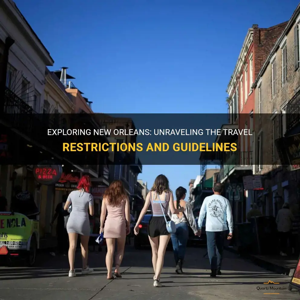 are there travel restrictions in new orleans