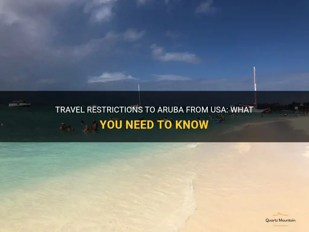 are there travel restrictions to aruba from usa