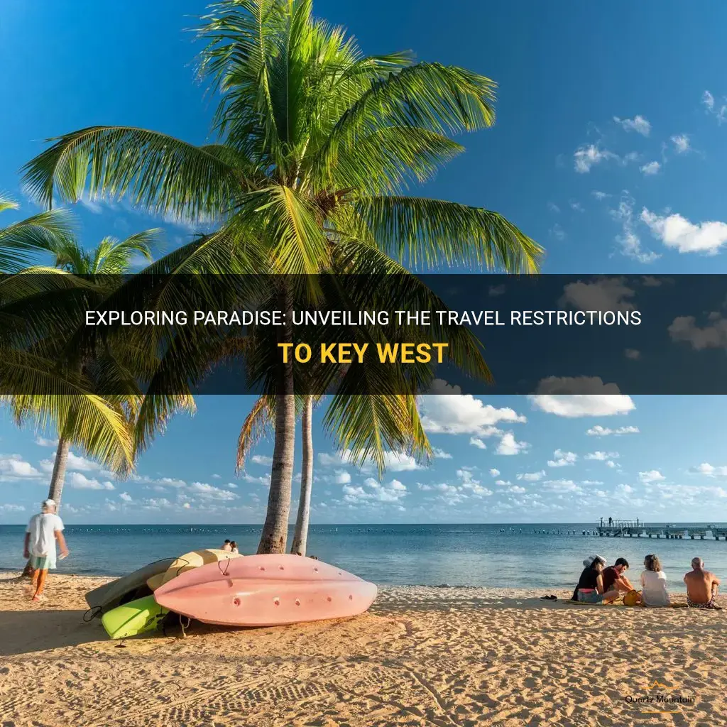 are there travel restrictions to key west