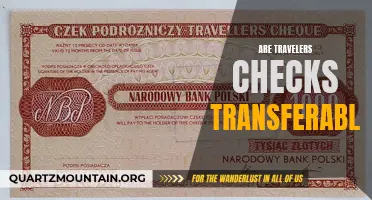 The Transferability of Travelers Checks: What You Need to Know