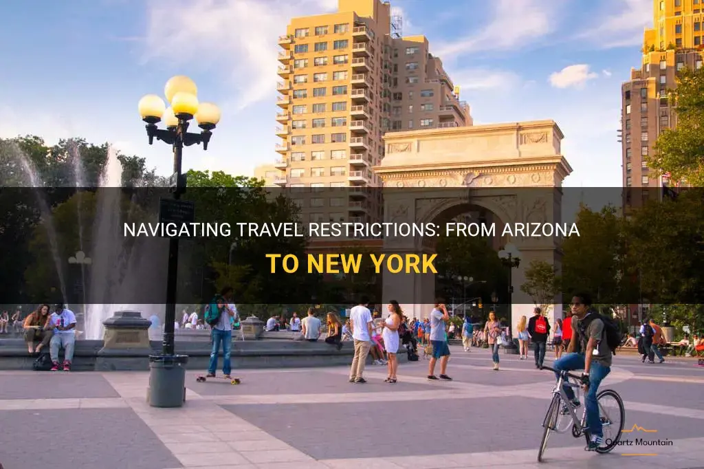arizona to new york travel restrictions