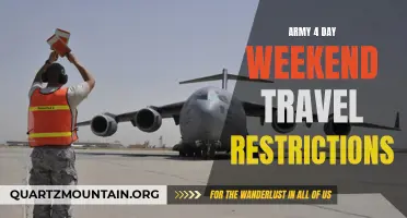 The Army Implements Travel Restrictions for 4-Day Weekend Getaways