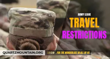 The Impact of Army Leave Travel Restrictions: A Closer Look at the Effects on Military Personnel and their Families