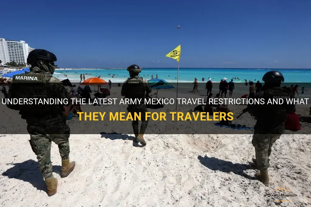 army mexico travel restrictions