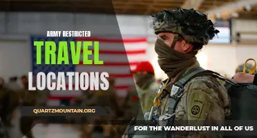 Exploring Army Restricted Travel Locations: What You Need to Know