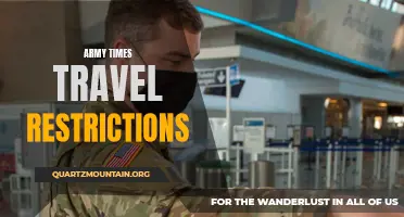 Army Times: Navigating Travel Restrictions for Military Personnel