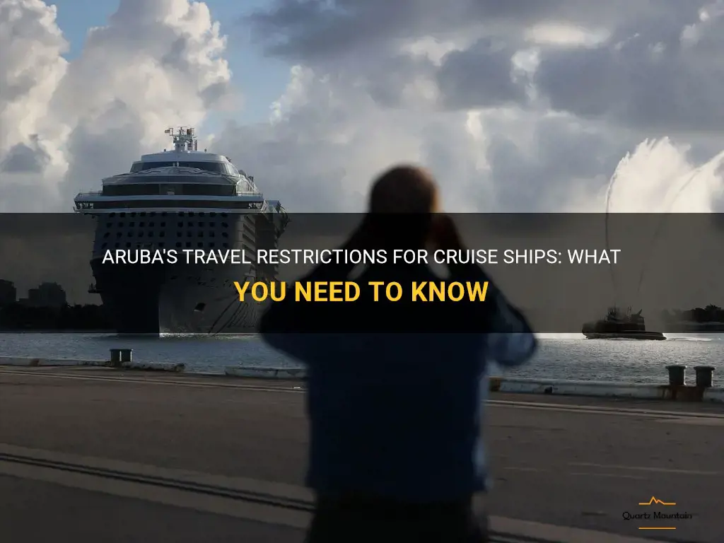 aruba travel restrictions cruise ships