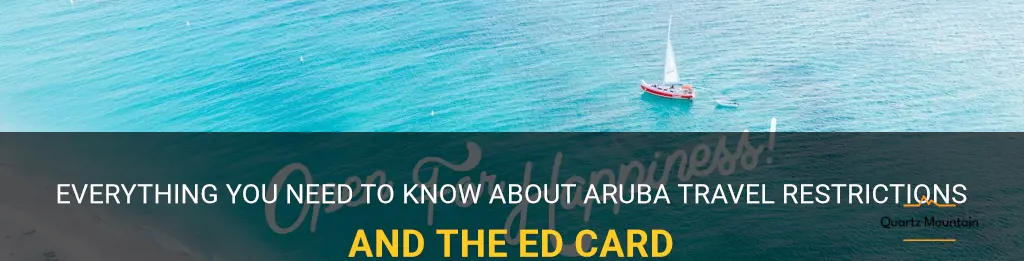 aruba travel restrictions ed card