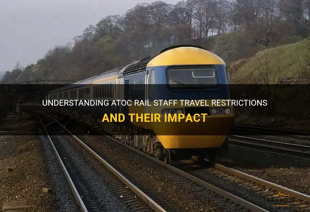 atoc rail staff travel restrictions