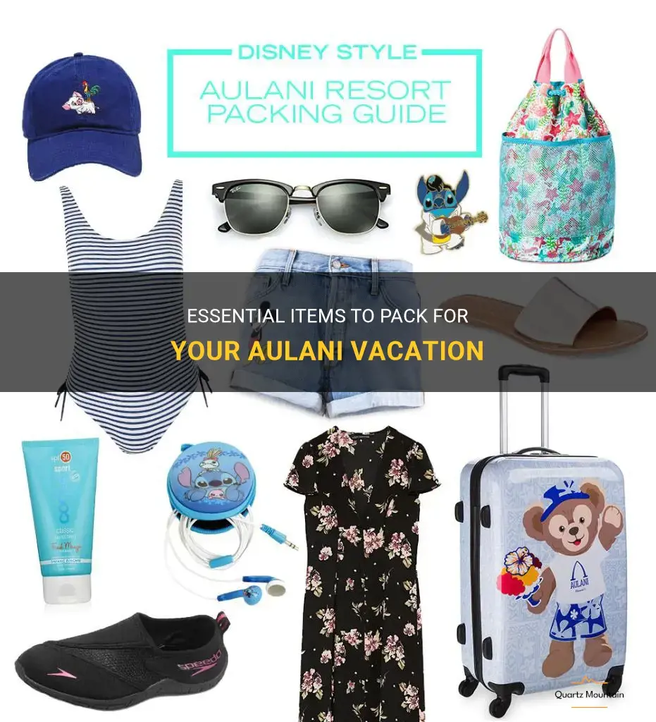 aulani what to pack