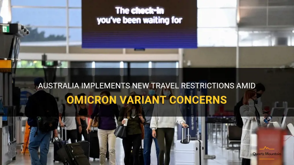 australia omicron travel restrictions