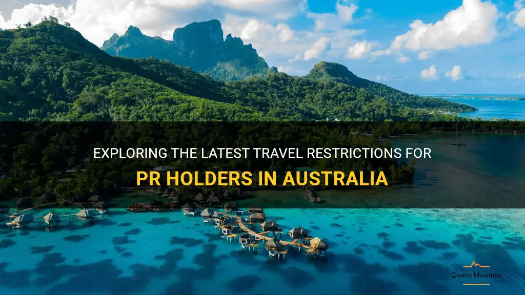 australia pr travel restrictions