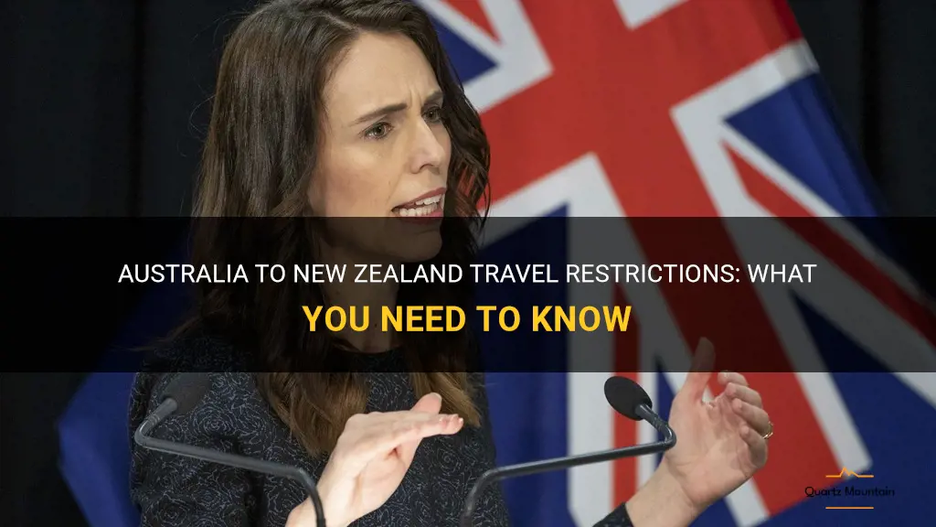 australia to new zealand travel restrictions
