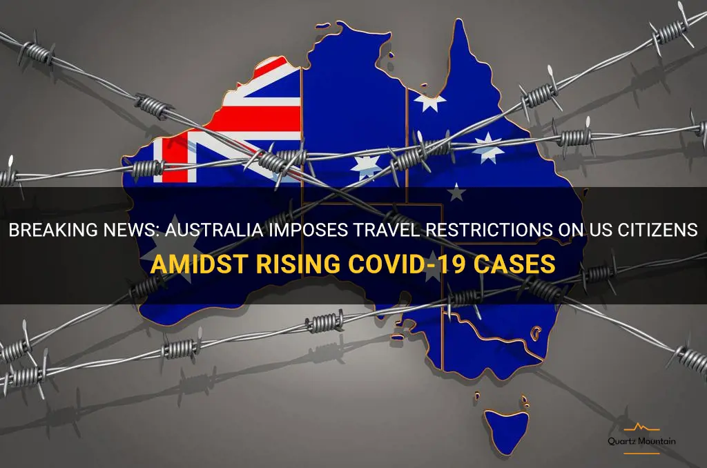 australia travel restrictions from us