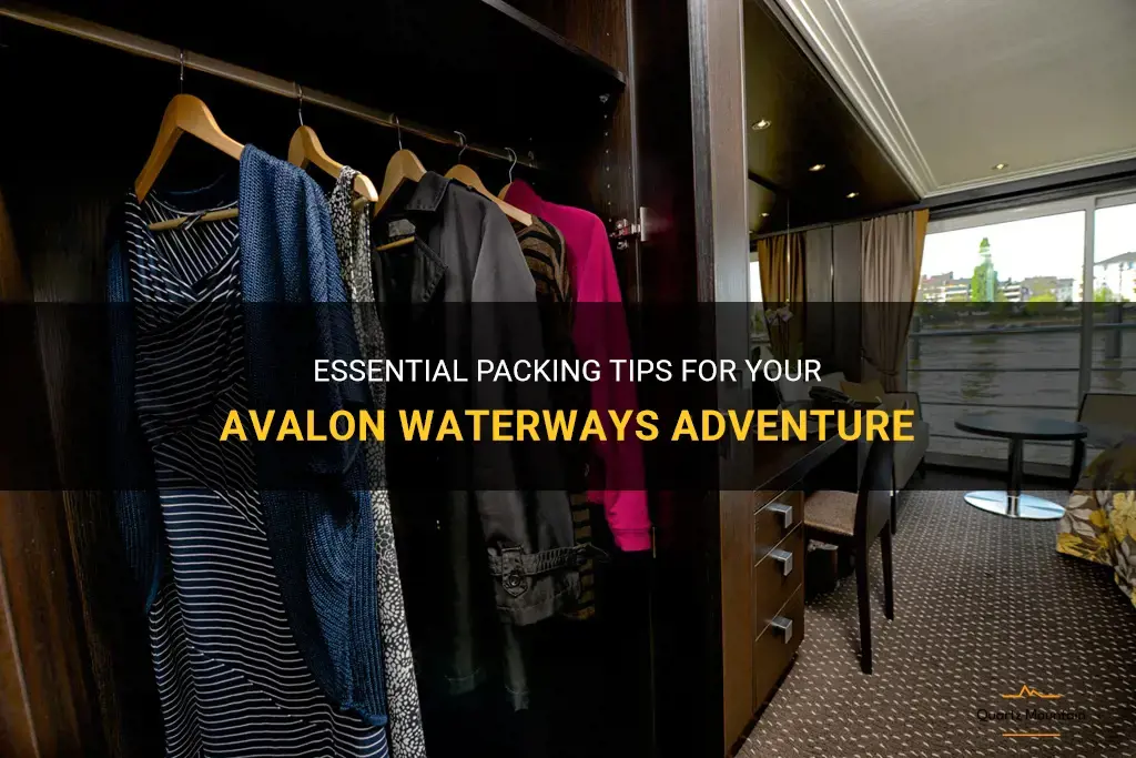 avalon waterways what to pack
