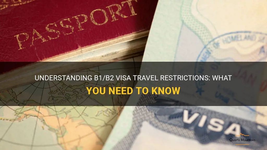 b1 b2 visa travel restrictions