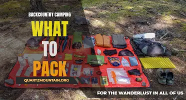 The Ultimate Guide to Backcountry Camping: What to Pack for an Unforgettable Adventure