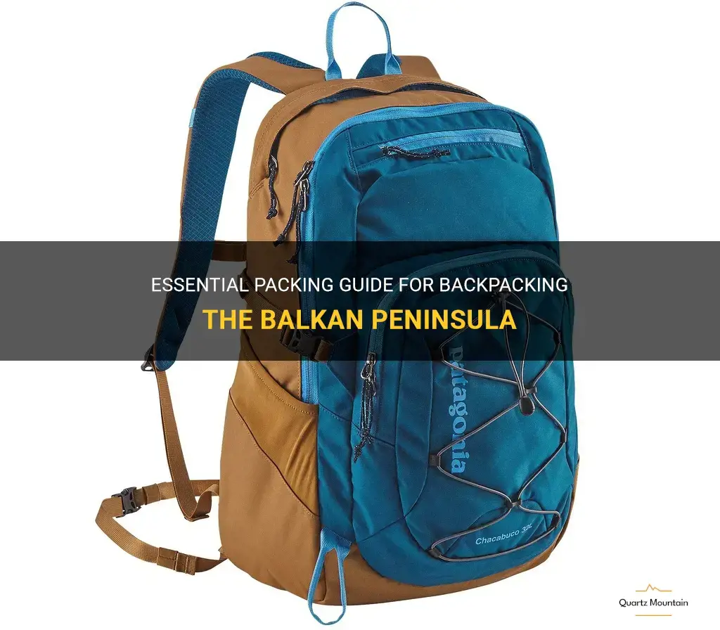 backpacking balkan peninsula what to pack