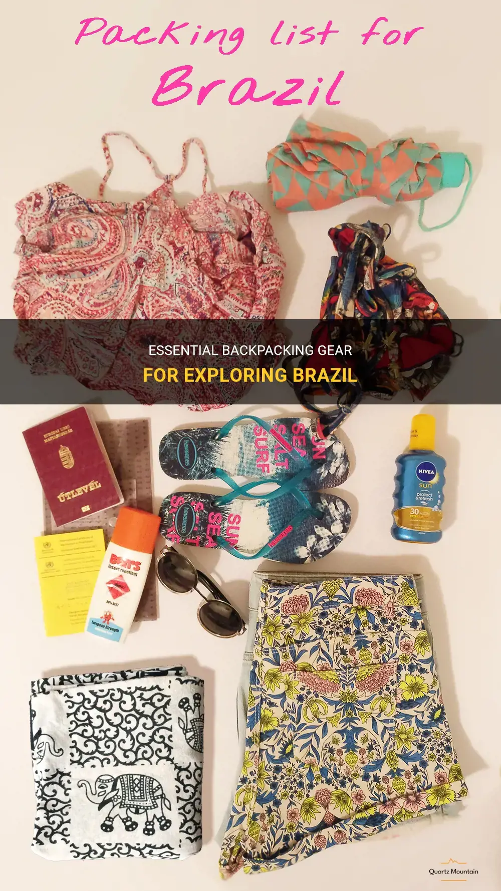 backpacking brazil what to pack