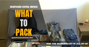 Essential Items to Pack for Backpacking in Central America