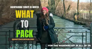 What to Pack for Winter Backpacking in Europe: Essential Gear Guide
