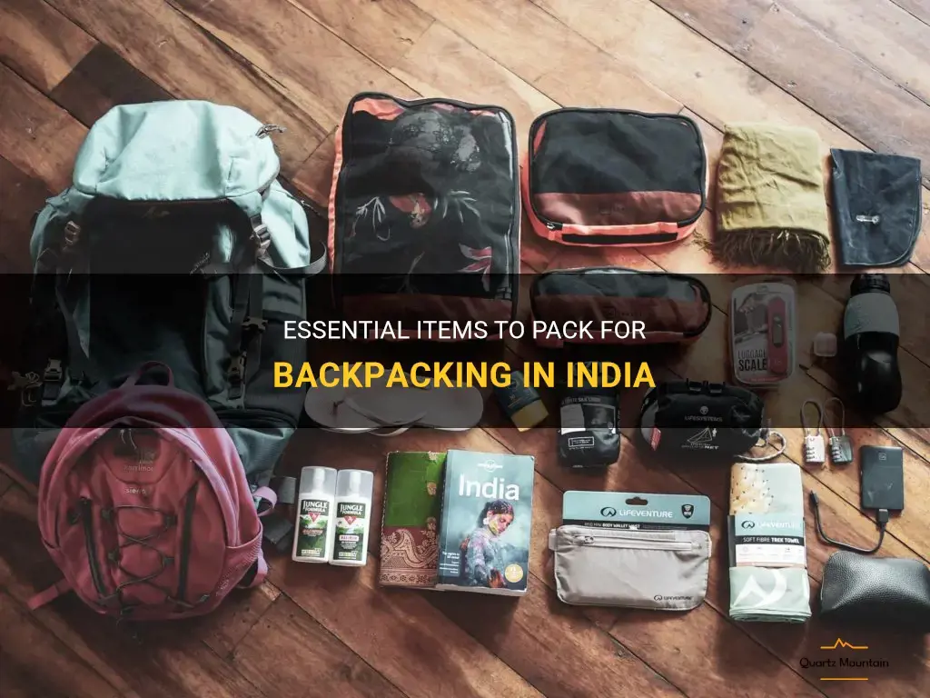 backpacking in india what to pack
