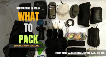 Essential Items for Backpacking in Japan: What to Pack for an Unforgettable Adventure
