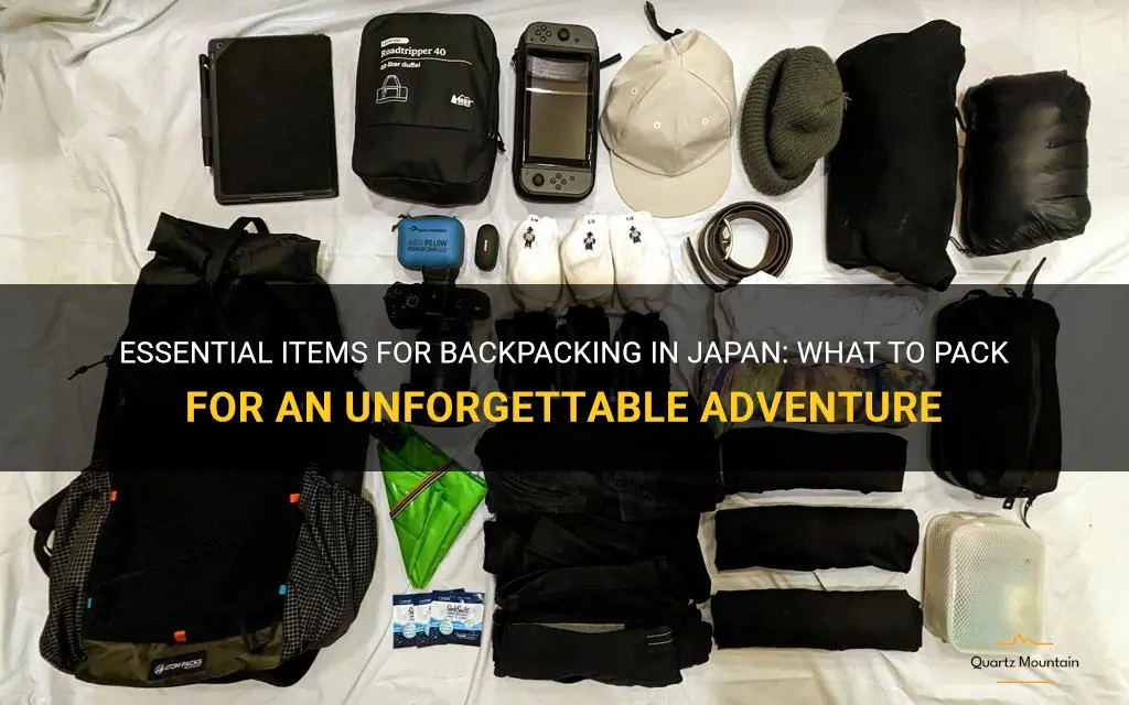 backpacking in japan what to pack
