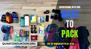 Essential Items for Backpacking with Kids: What to Pack for Your Adventure