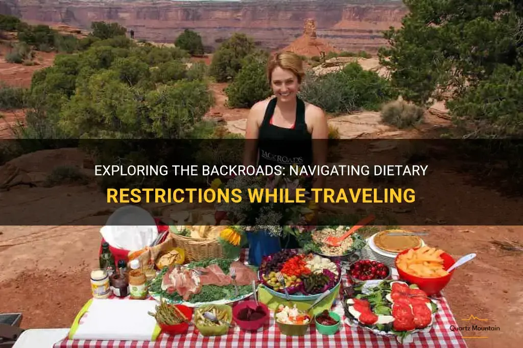 backroads travel dietary restrictions