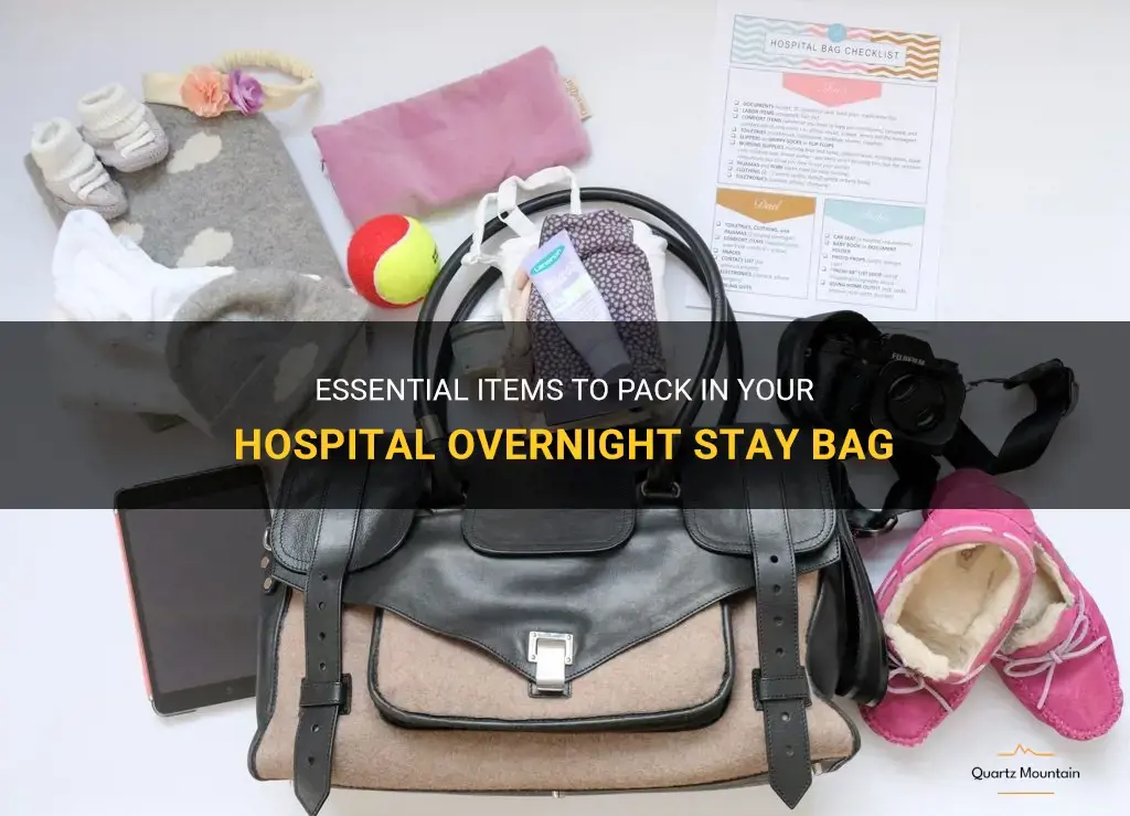 bag for overnight stay in hospital what to pack