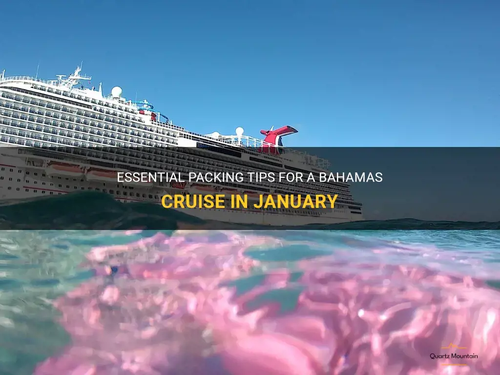 bahamas cruise in january what to pack