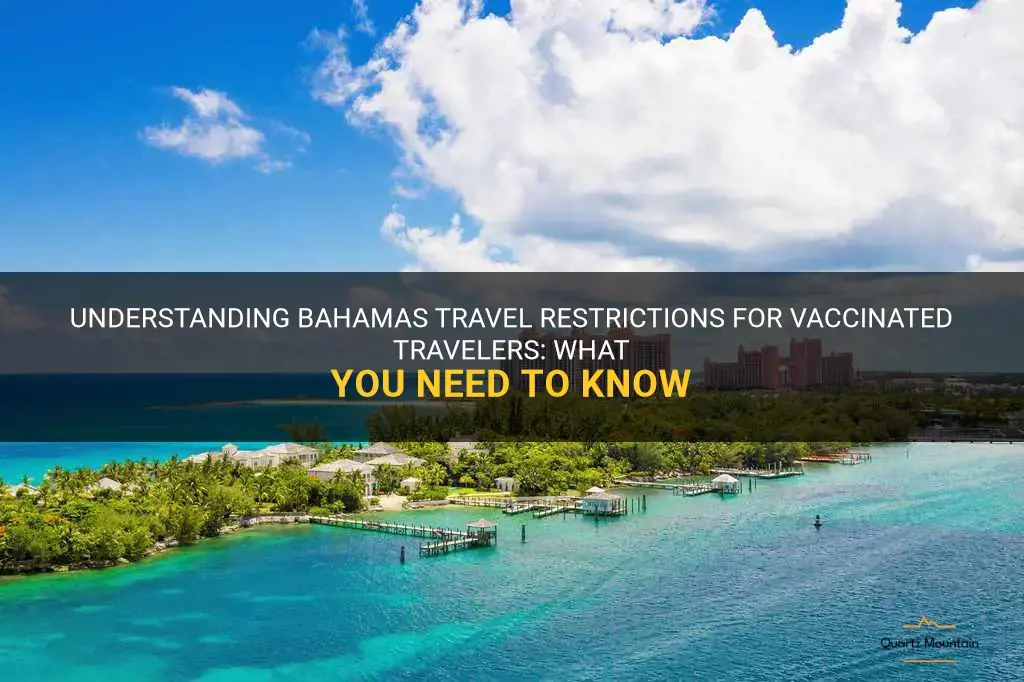 bahamas travel restrictions if vaccinated