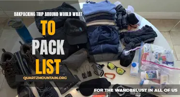 The Ultimate Backpacking Trip Around the World: What to Pack List