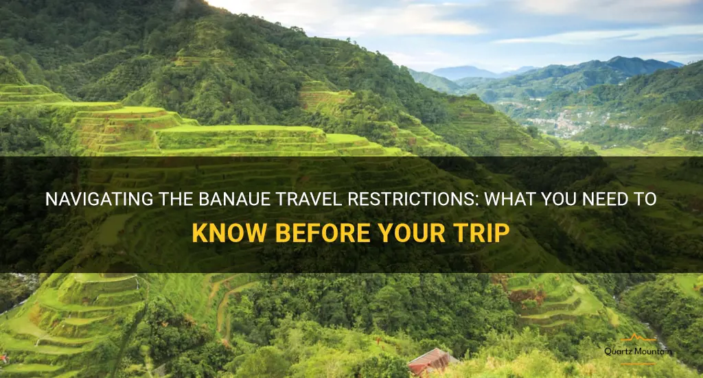 banaue travel restrictions