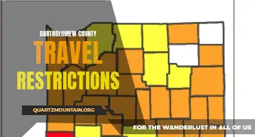 Exploring Bartholomew County: What You Need to Know About Travel Restrictions Today