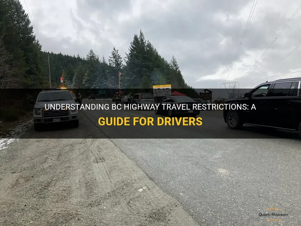 bc highway travel restrictions