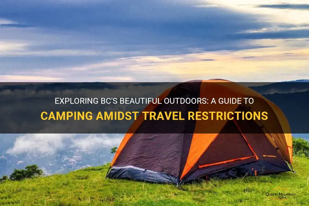 bc travel restrictions camping