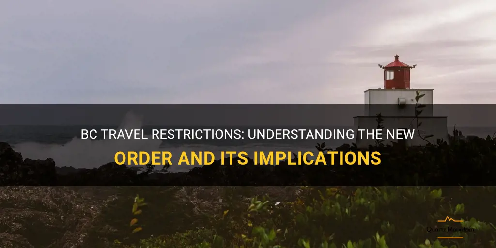 bc travel restrictions order