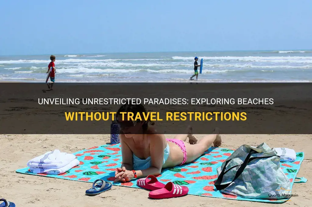 beaches without travel restrictions
