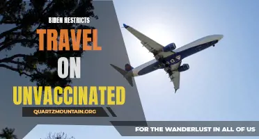 Biden Administration Implements Travel Restrictions on Unvaccinated Individuals