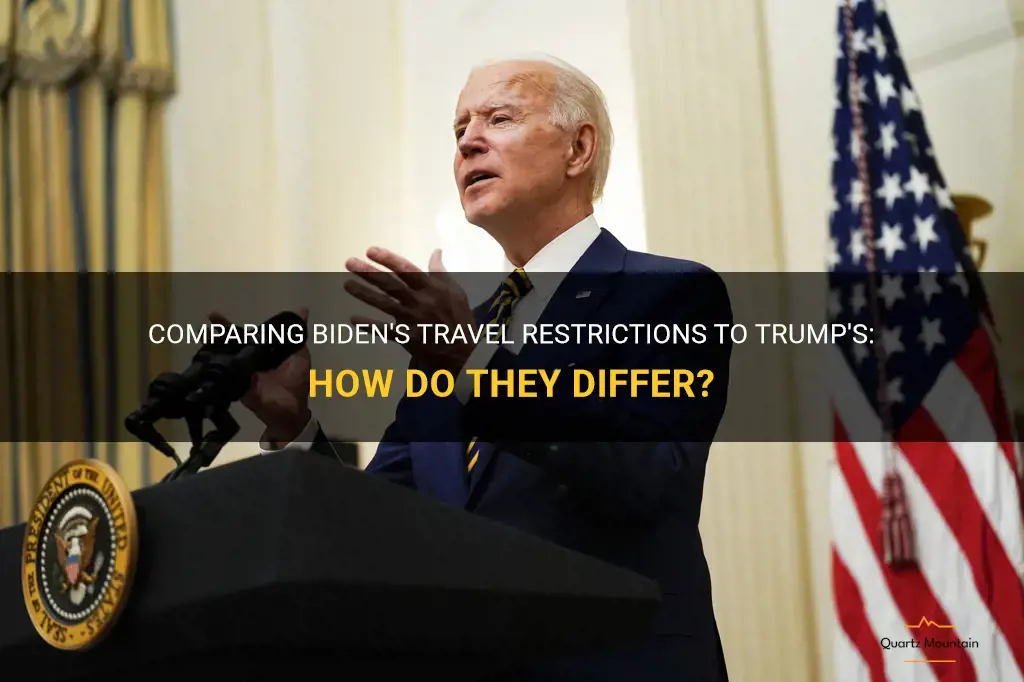 biden travel restrictions trump
